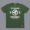 Scramble Big Brush T-Shirt - Green