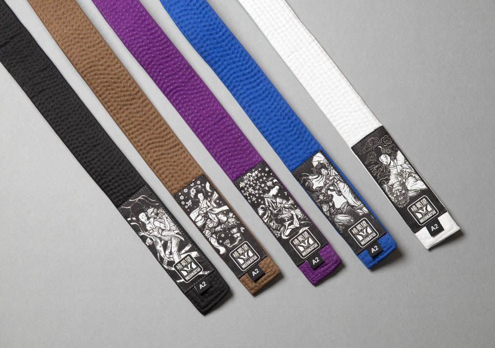 Meerkatsu Heavenly Obi, Brazilian Jiu-Jitsu Belt - Brown