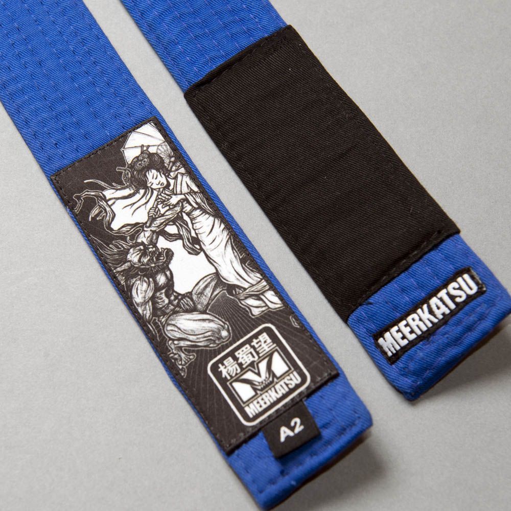 Meerkatsu Heavenly Obi, Brazilian Jiu-Jitsu Belt – Blue – The Grappling