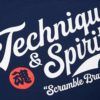 Scramble Technique and Spirit Tee - Navy