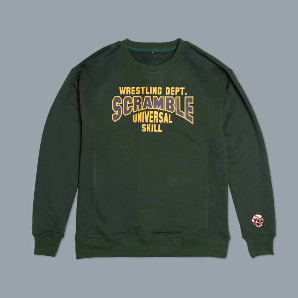 Scramble Collegiate Wrestling Sweatshirt - Sporting Green