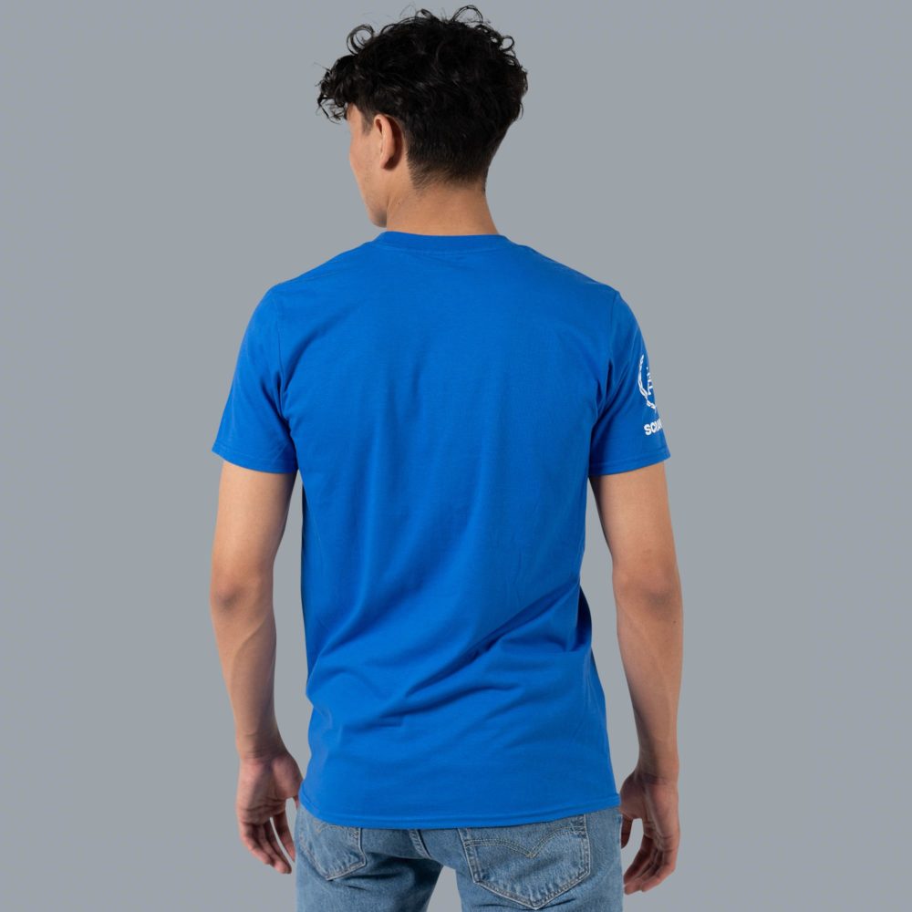 Scramble Jiu Jitsu and Stuff Surf Tee - Blue
