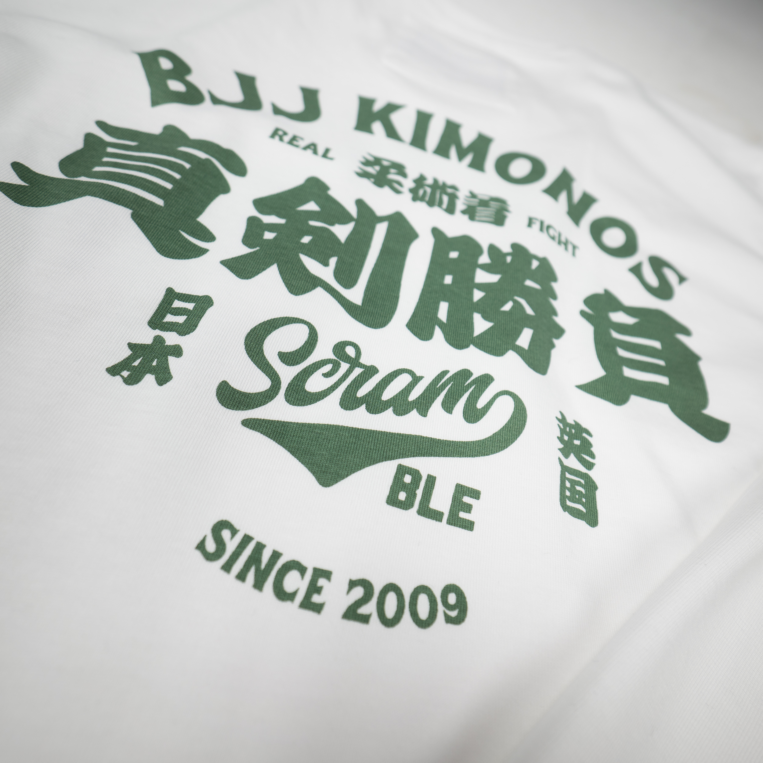 Kimono Label Tee - White