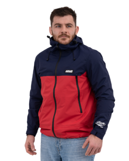 Ame Jacket - Red / Navy