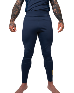 Shinobi Compression Tights - Midnight Blue