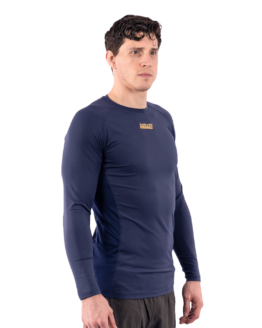 Shinobi Compression Top - Long Sleeve - Midnight Blue