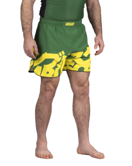 Baka Shorts - Green and Yellow