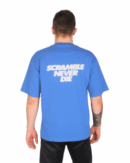 Scramble Never Die T-Shirt - Blue